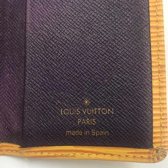 Louis Vuitton EPI Yellow Bifold Credit Card Wallet - Picture 5 of 6